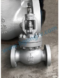 API Cast steel WCB 600LB flange globe valve